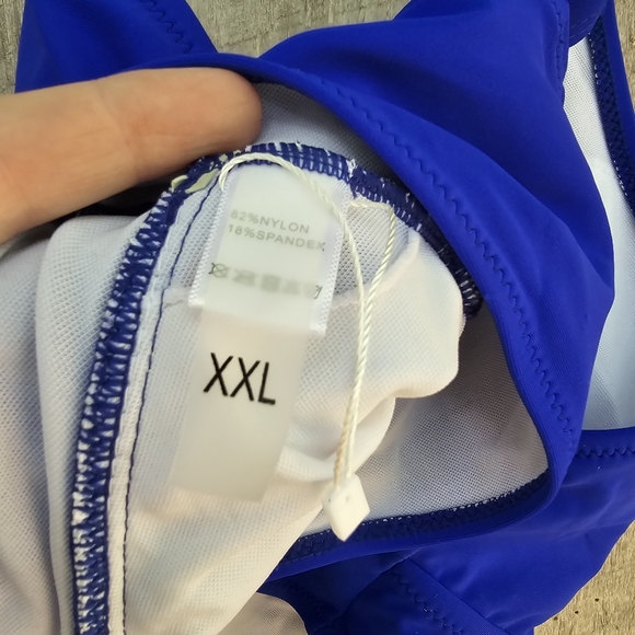 XXL Blue Bikini Top - Picture 8 of 9